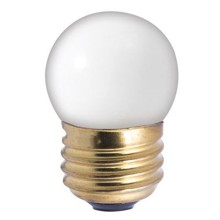 Bulbrite 7.5-Watt S11 Ceramic White Dimmable Warm White Light Incandescent Light Bulb, 25PK 861037